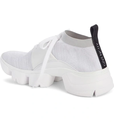 Shop Givenchy Jaw Sock Sneaker In White