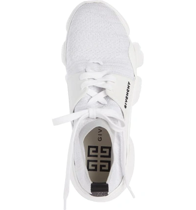 Shop Givenchy Jaw Sock Sneaker In White