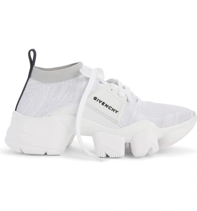 Shop Givenchy Jaw Sock Sneaker In White