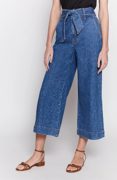 Shop Joie Marylu Cotton Jeans In Denim Sky