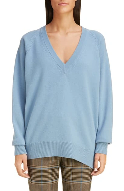 Shop Givenchy Gemini Print Sweatshirt In Skyblue