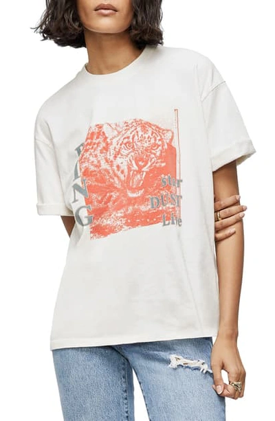 Shop Anine Bing Georgie Graphic Tee In Panther Dust