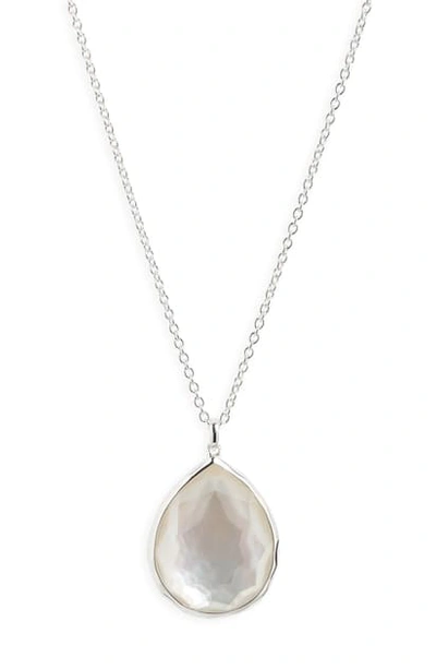 Shop Ippolita 'wonderland' Large Teardrop Pendant Necklace (nordstrom Exclusive) In Mother Of Pearl