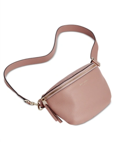 Shop Kate Spade New York Polly Small Leather Belt Bag In Flapper Pink