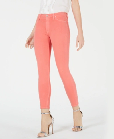 Shop Hudson Barbara High Rise Super Skinny Ankle Jean In Flamingo