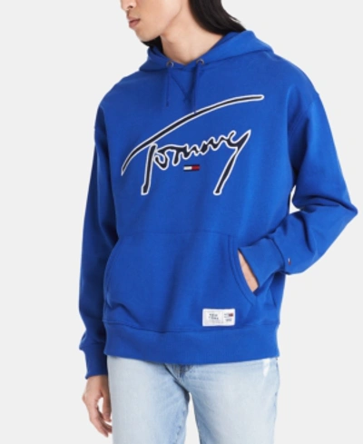 Tommy Hilfiger Men's Signature Hoodie In Surf The Web | ModeSens