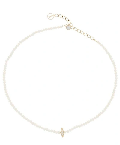 Shop Anissa Kermiche Gold Perle Rare Pearl And Diamond Choker Necklace