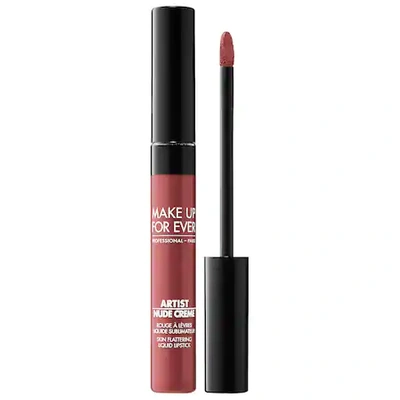 Shop Make Up For Ever Artist Nude Creme Liquid Lipstick 9 Pure 0.25 oz/ 7.5 ml