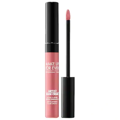 Shop Make Up For Ever Artist Nude Creme Liquid Lipstick 2 Flesh 0.25 oz/ 7.5 ml