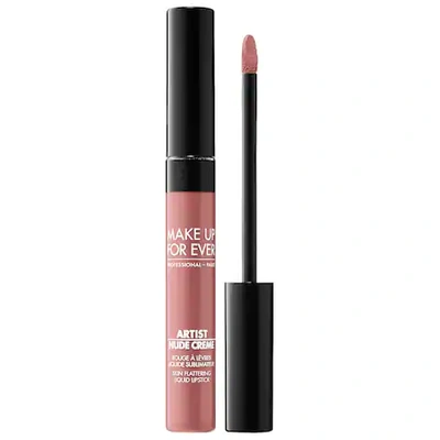 Shop Make Up For Ever Artist Nude Creme Liquid Lipstick 3 Bluff 0.25 oz/ 7.5 ml