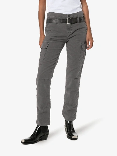 Shop Rta Sallinger Slim-fit Trousers In Grey