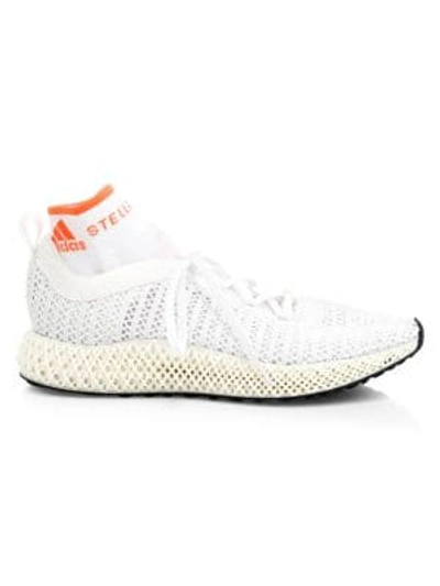 Shop Adidas By Stella Mccartney Women's Alphaedge 4d Sock Sneakers In White