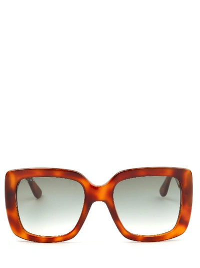 Shop Gucci Sunglasses In 002