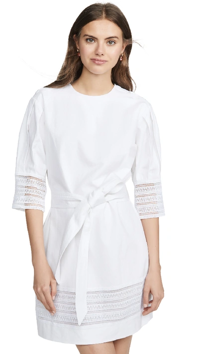 Shop Rebecca Minkoff Georgina Dress In Bright White