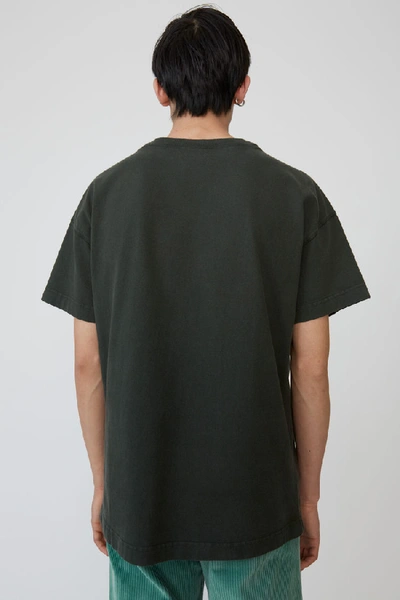 Shop Acne Studios Oversized T-shirt Deep Green