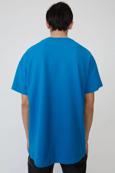 Shop Acne Studios Oversized T-shirt Electric Blue