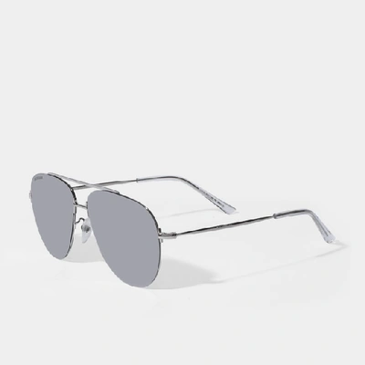Shop Balenciaga Invisible Aviator Sunglasses