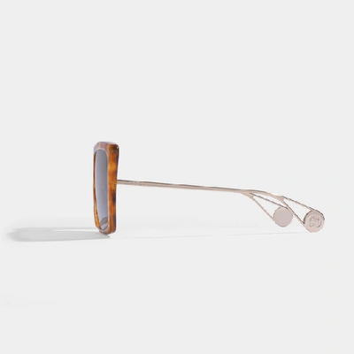 Shop Gucci Square Sunglasses