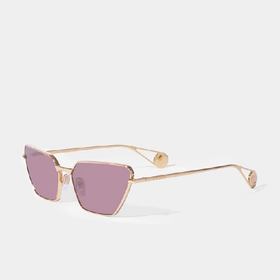 Shop Gucci Rectangular Sunglasses