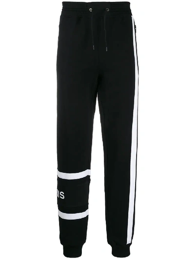 Shop Givenchy Logo Track Pants - Black