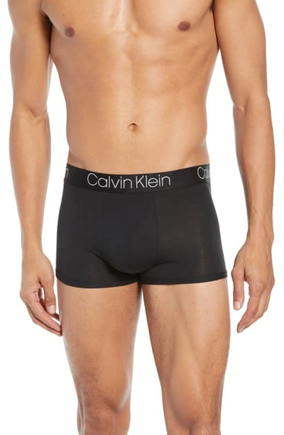 Shop Calvin Klein Ultrasoft Stretch Modal Trunks In Electra/ Duffle Bag