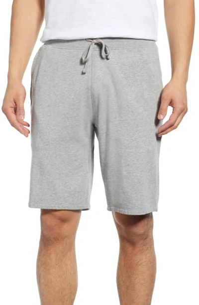 Shop Reigning Champ Fleece Athletic Shorts In Heather Grey