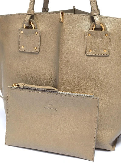 Shop Chloé 'vick' Medium Leather Tote