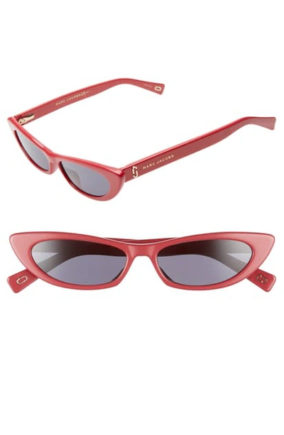 Shop Marc Jacobs 52mm Cat Eye Sunglasses - Red