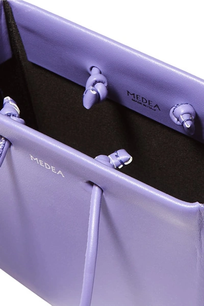 Tempête Small Leather Bag In Purple