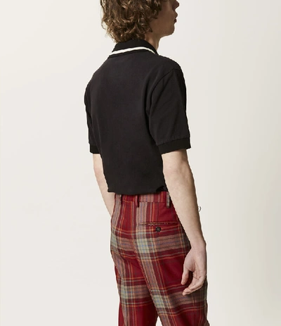 Shop Vivienne Westwood New Polo Short Sleeve Black