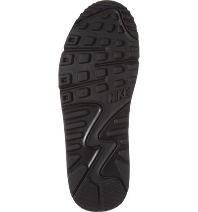 Shop Nike 'air Max 90' Sneaker In Black/ Black/ Black/ White