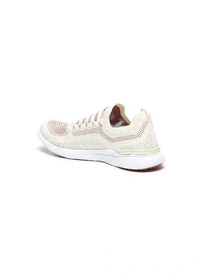 Shop Apl Athletic Propulsion Labs 'techloom Breeze' Knit Sneakers In Pristine / Redwood / White