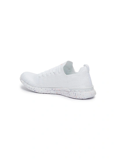 Shop Apl Athletic Propulsion Labs 'techloom Breeze' Speckle Print Outsole Knit Sneakers In White Speckle Print