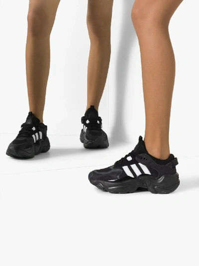 Shop Adidas Originals Adidas Black Tephra Runner Sneakers