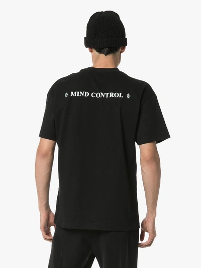 Moncler Genius X Palm Angels Mind Control T-shirt In Black | ModeSens