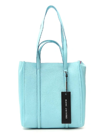 Shop Marc Jacobs The Tag Tote Bag In Blue