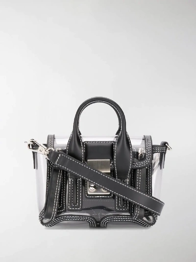 Shop 3.1 Phillip Lim / フィリップ リム Pashli Nano Transparent Bag In Black