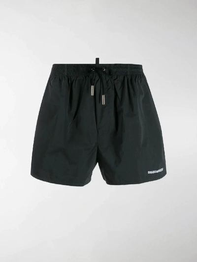 Shop Dsquared2 Icon Swim Shorts In Green