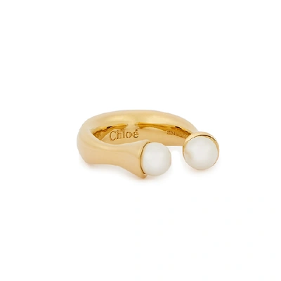 Shop Chloé Darcey Gold-tone Ring