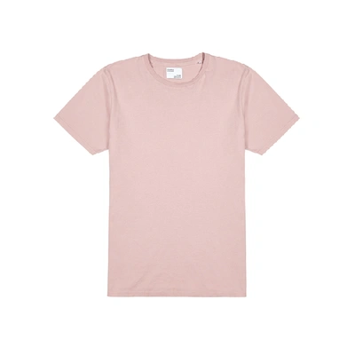 Shop Colorful Standard Classic Light Pink Cotton T-shirt