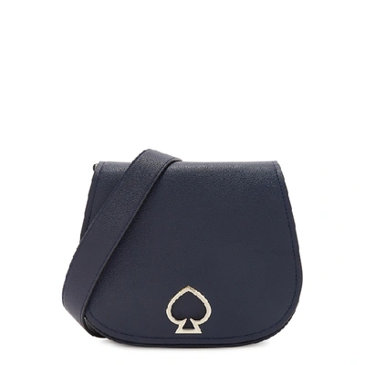 Shop Kate Spade Sizy Navy Leather Cross-body Bag