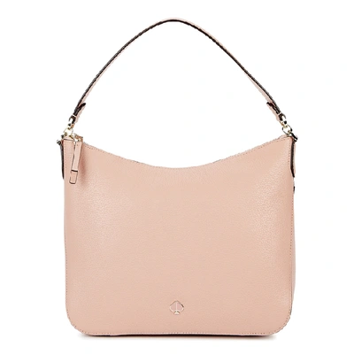 Shop Kate Spade Polly Pink Leather Shoulder Bag
