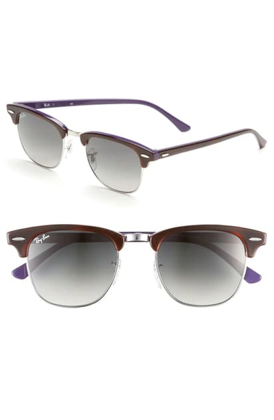 Shop Ray Ban Standard Clubmaster 51mm Sunglasses - Tortoise
