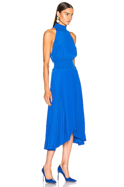 Shop A.l.c . Renzo B Dress In Blue In Adriatic