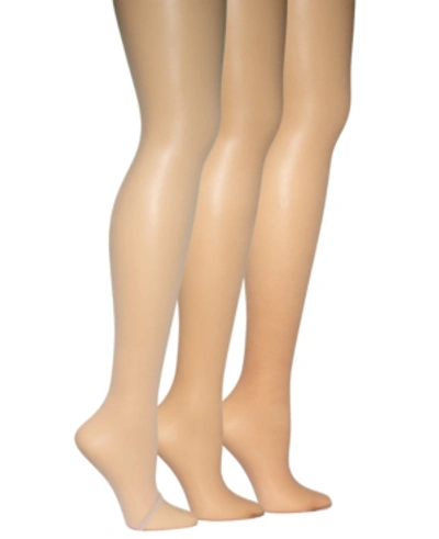 Shop Donna Karan The Nudes Sheer Toeless Control Top Pantyhose In A01