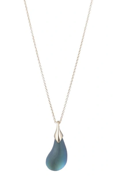 Shop Alexis Bittar Dewdrop Pendant Necklace In Fuchsia