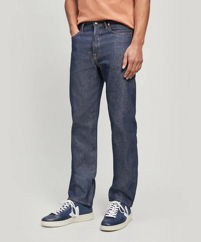 Shop Acne Studios 1996 Rigid Jeans In Indigo