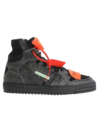 Shop Off-white Off White Off Court 3.0 Hi-top Sneakers In Black + Orange