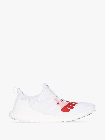 Shop Adidas Originals Adidas White X Undefeated Ultraboost Sneakers