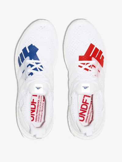 Shop Adidas Originals Adidas White X Undefeated Ultraboost Sneakers